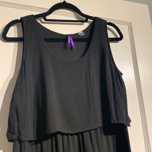 Seraphine little black dress for nursing and maternity - Picture 4 of 10